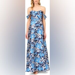 Aidan Mattox by. Adrianna Papell floral gown - brand new